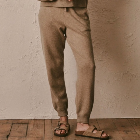 Buck Mason Pants - Buck Mason Lounge Wool Sweatpants Jogger Oat- Size Medium